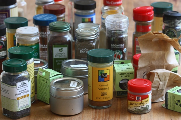 jars of spices